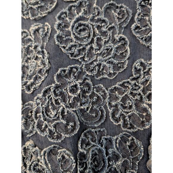 Samuel Dong | Floral Jean Coat | Large - Picture 6 of 8